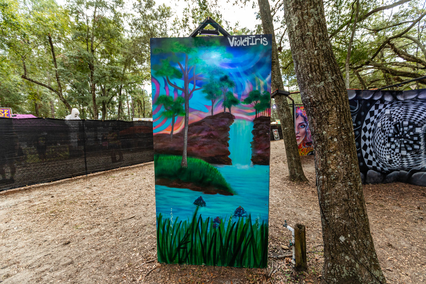 'Trust the Process'-VioletIris | Mural Maze Paper Print image 3