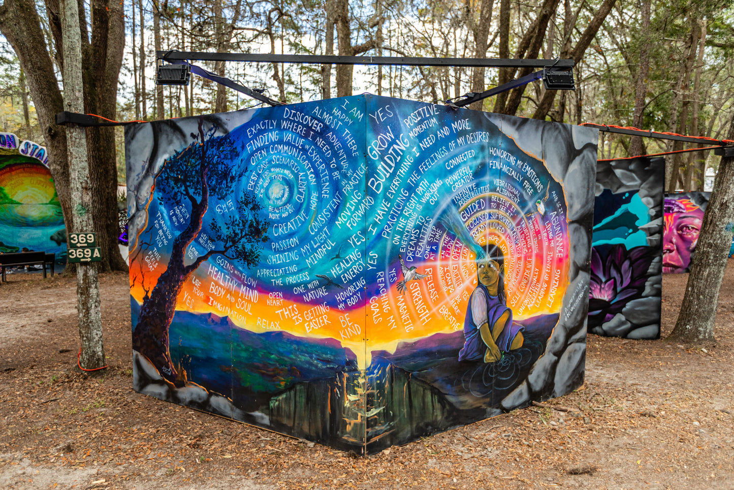 'AMA x Walden Collab'-2022-Anamorphosis Art, Logan Walden|Mural Maze CanvasPrint image 2