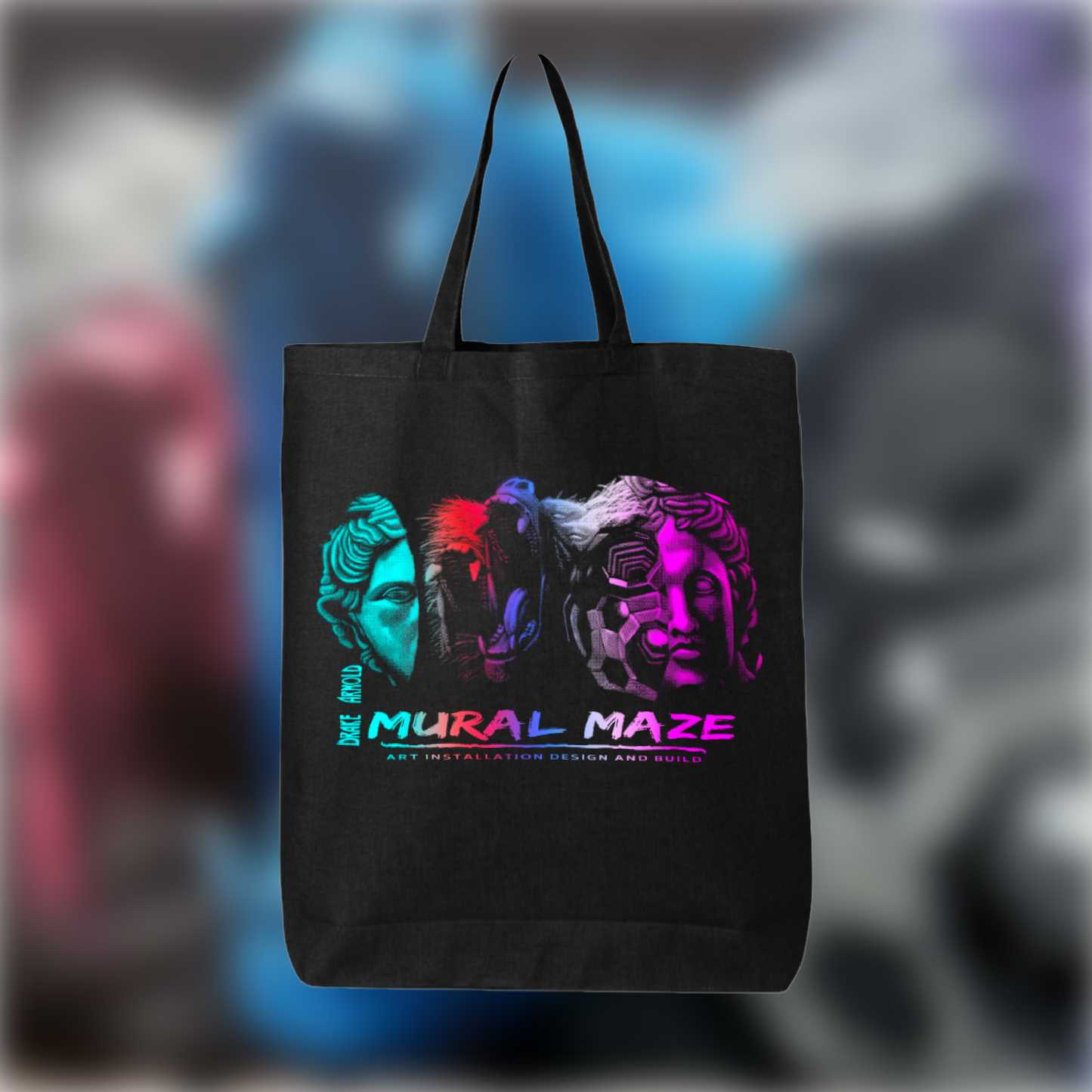 Mural Maze Tote Bag by Drake Arnold Art image 0