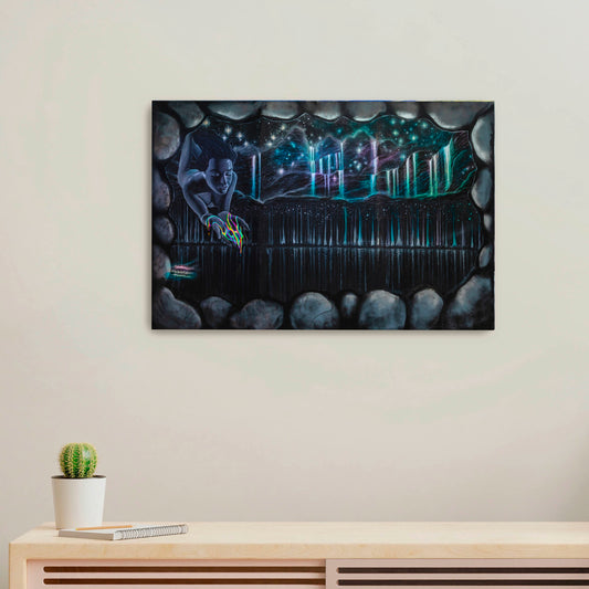 'Gift of Color'-DELA|Mural Maze Canvas Print image 0