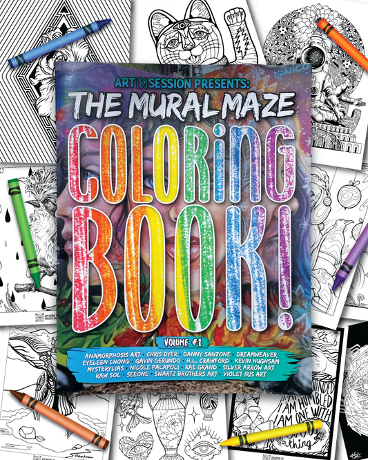 Mural Maze Coloring Book VOL. 1 image 0